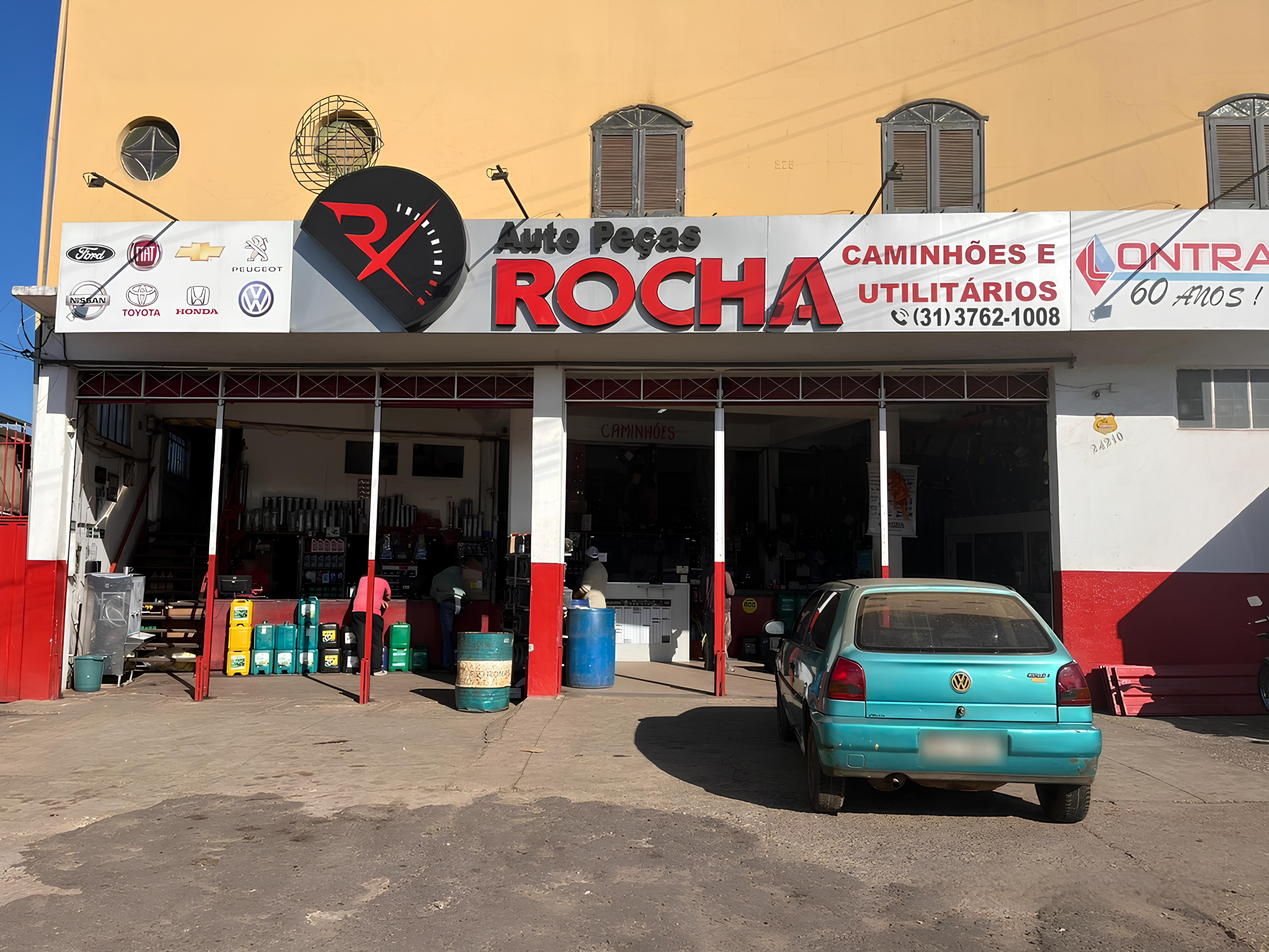 Vista da oficina Auto Peças Rocha